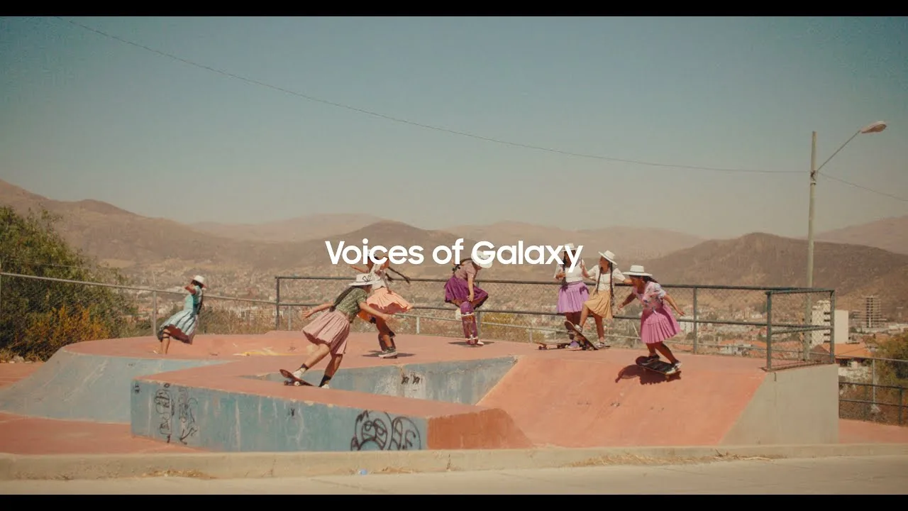 Poster frame for the Samsung film Voices of Galaxy