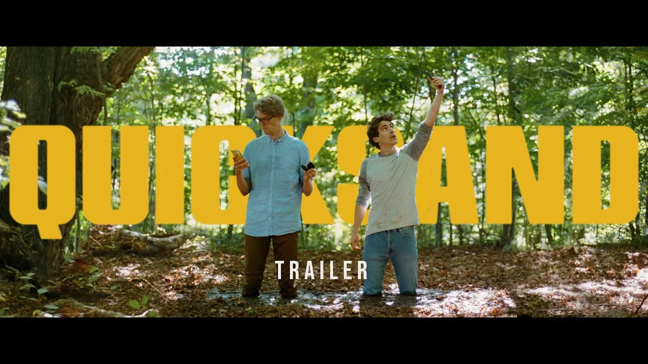 Poster frame for the QUICKSAND! (2023) movie trailer